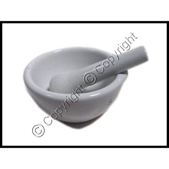 Mortar and Pestle (130 ml) - Click Image to Close