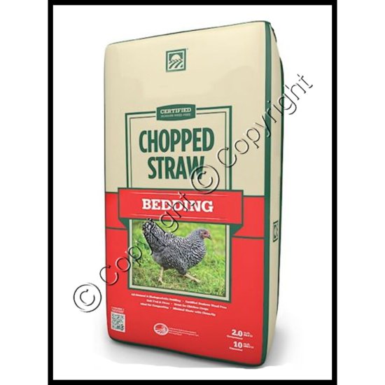 Fine Chopped Straw - 2 Cubic Foot Bale - Click Image to Close