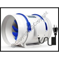 8" Inch 494 CFM Inline Duct Fan 110V