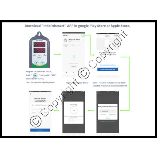 Smart Digital Temperature Controller - Plug-n-Play - WiFi Enabled : Shroom  Supply