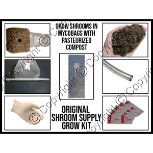 Mushroom Grow Kit w/ Pre-Pasteurized Compost & MycoBags