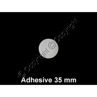 Adhesive Synthetic Filter Disc Stickers - 35 mm - Sheet of 21