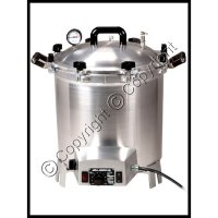 All American 41.5 Quart Pressure Cooker Canner, Silver