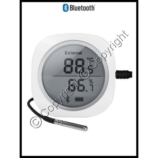 Bluetooth Temperature Data Logger with external Sensor