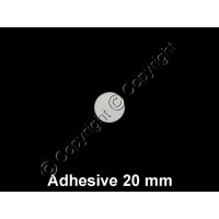 Adhesive Synthetic Filter Disc Stickers - 20 mm - Sheet of 48