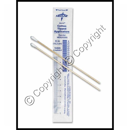 Sterile Cotton Tip Spore Swabs - Click Image to Close