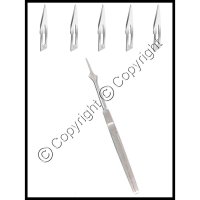Surgical Steel Scalpel with Blades