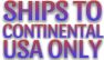 Ships to continental US only.