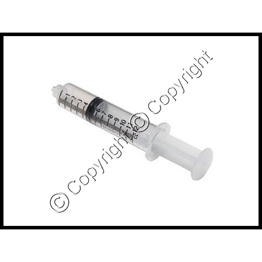 12 cc Syringe Luer Lock Sterile Shroom Supply