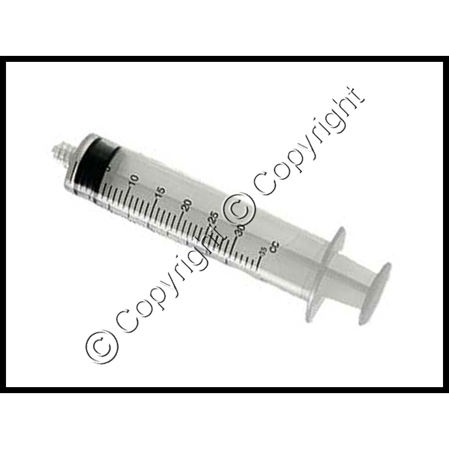 30 cc Syringe Luer Lock Sterile Shroom Supply